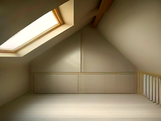 Knee-Wall Storage That Disappears