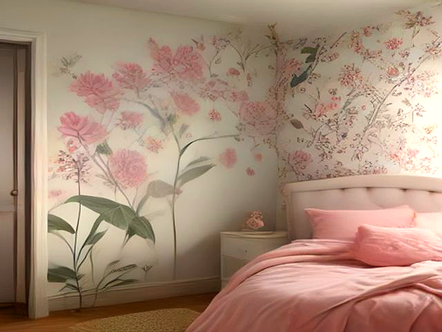 Floral Wallpaper as the Anchor