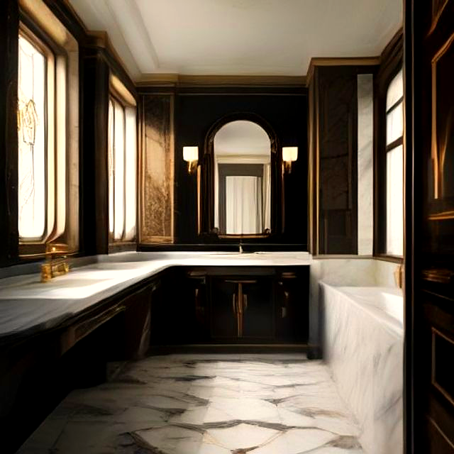 AI redesigned bathroom